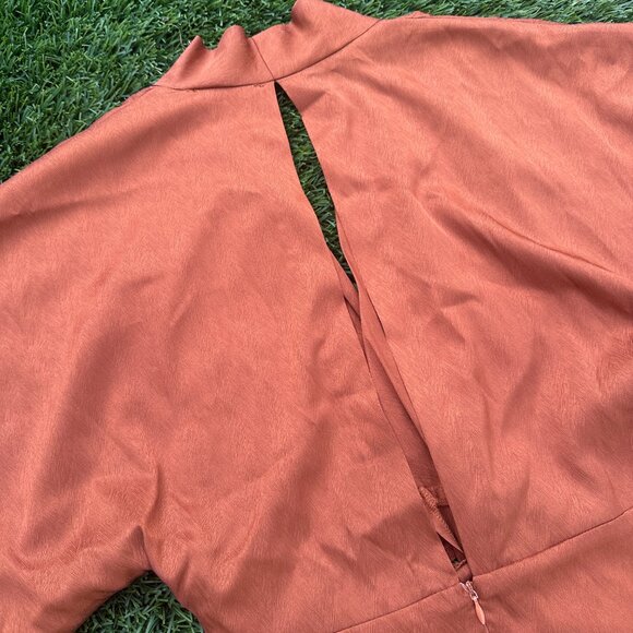 STORIA Satin Kimono Long Sleeve Retro Mini Dress - S - Picture 7 of 10